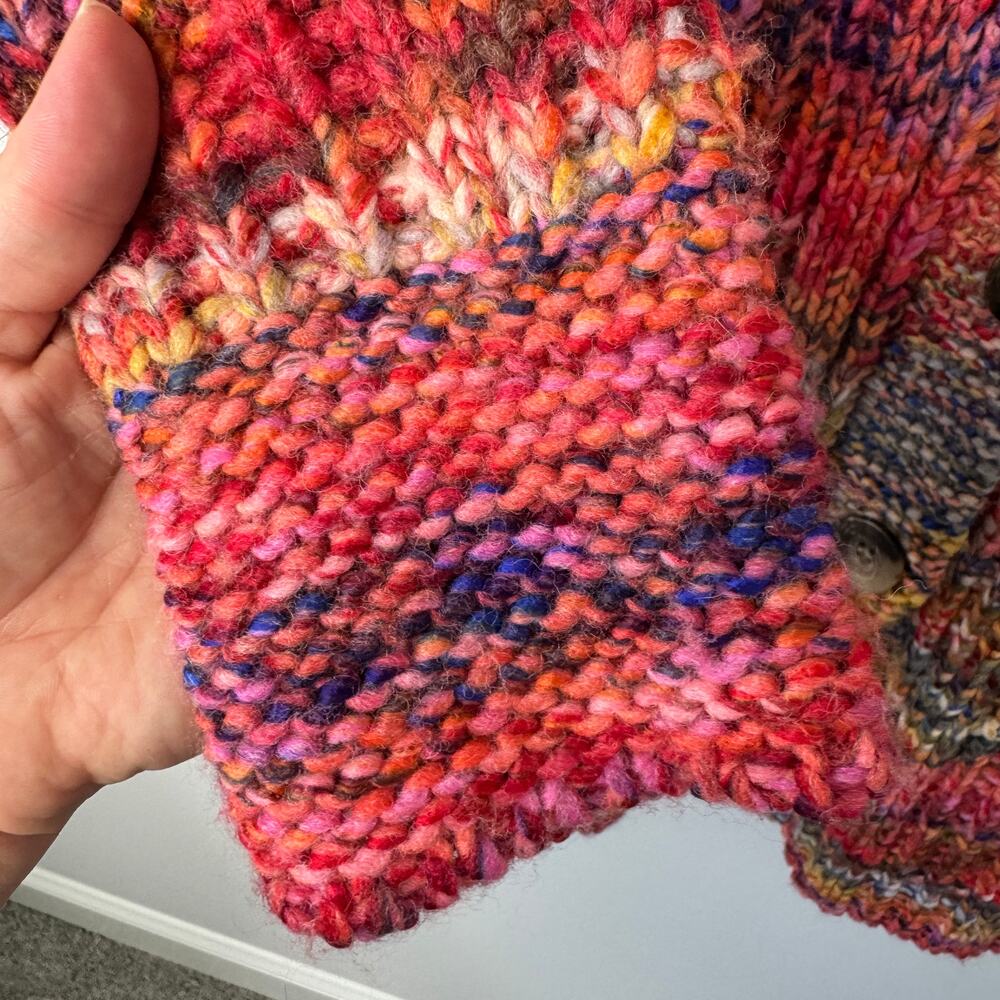 Sundance Pinebrook Multi-Colored Button Down Wool… - image 5